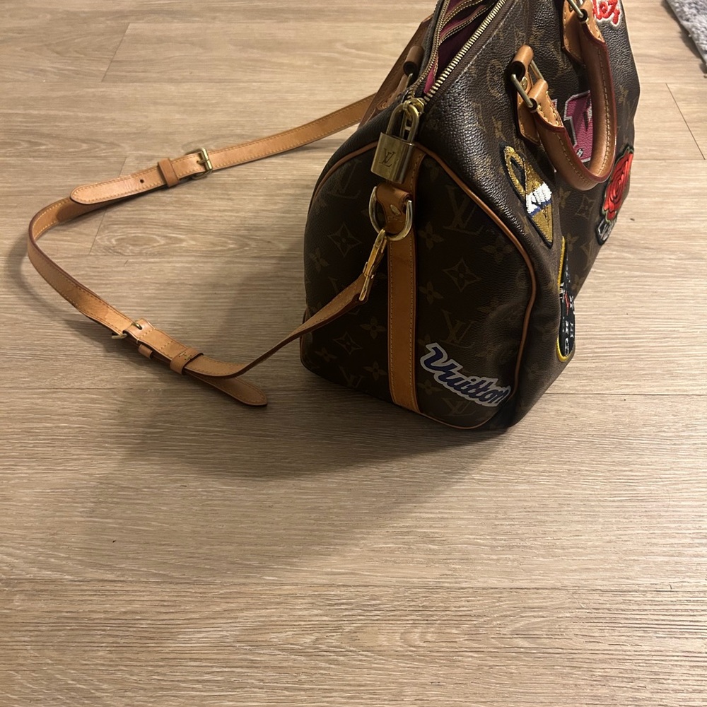 Louis Vuitton Monogram Speedy 30 with Colorful Patches - Picture 4 of 13